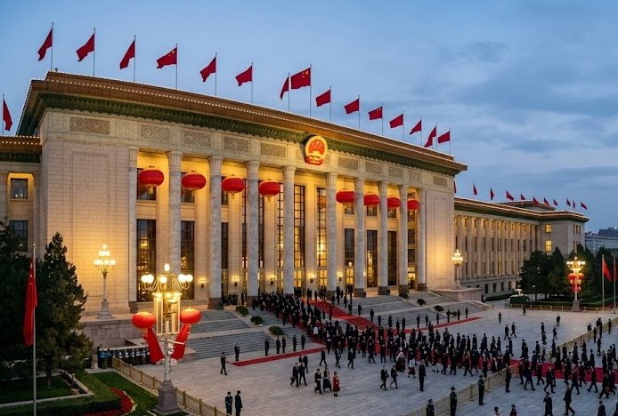 2026年中國大陸地方「兩會」觀察(AI生成圖)